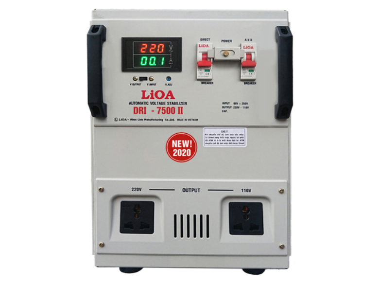 Máy ổn áp tự động Lioa DRII-7.500II (50V- 250V)